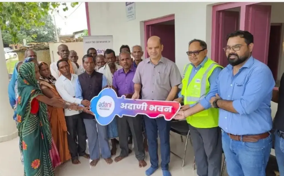 ढनढनी को मिली विकास की नई पहचान: अदाणी फाउंडेशन ने ग्रामीणों को समर्पित किया ‘अदाणी भवन’
