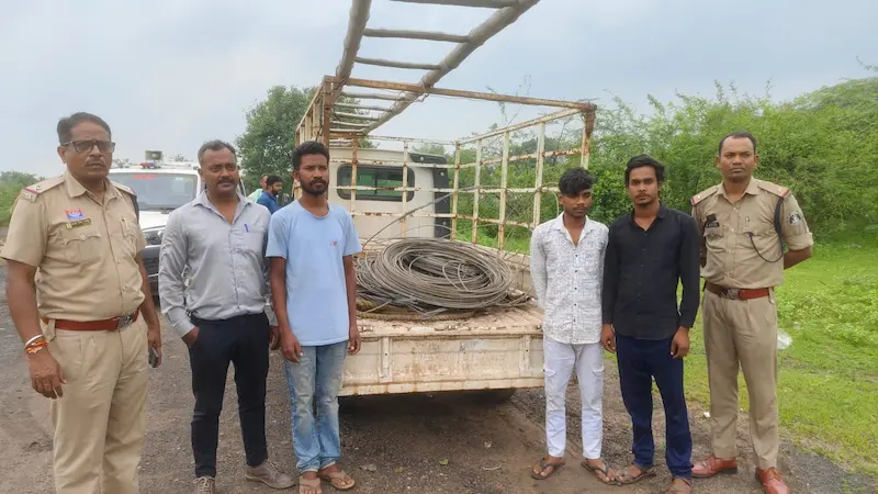 टावर गिराया, वायर काटा और कर दी चोरी… बालको पुलिस ने दो आरोपियों को दबोचा